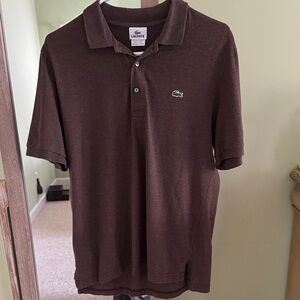 Lacoste Men's Dark Brown Polo Shirt